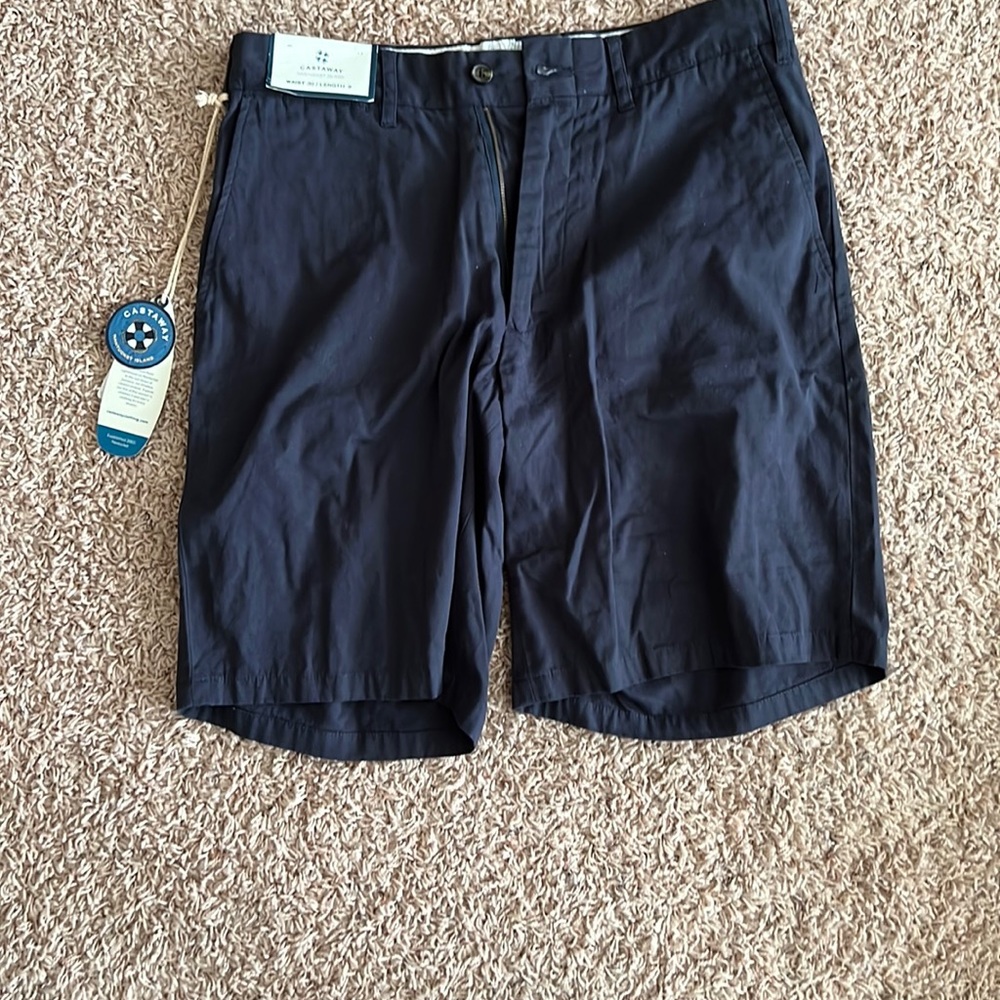 New blue castaway shorts. Size 30 length 9